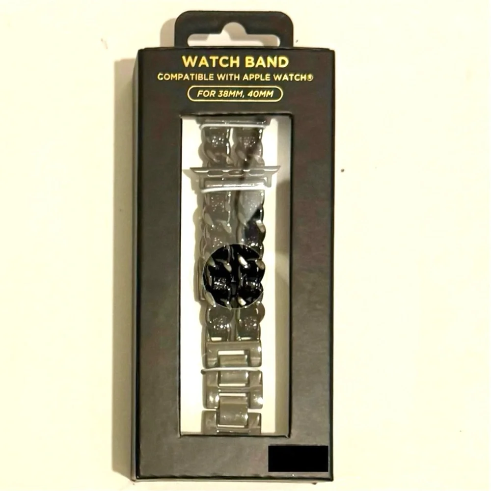 2-American Exchange Ladies Metal Strap/Interchangeable Brown Vegan Leather band